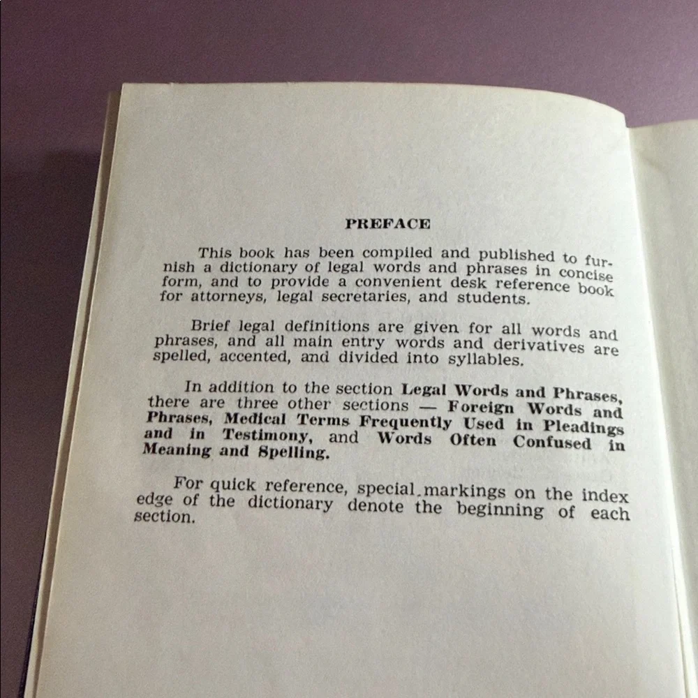 Blue Legal Secretary's Concise Dictionary